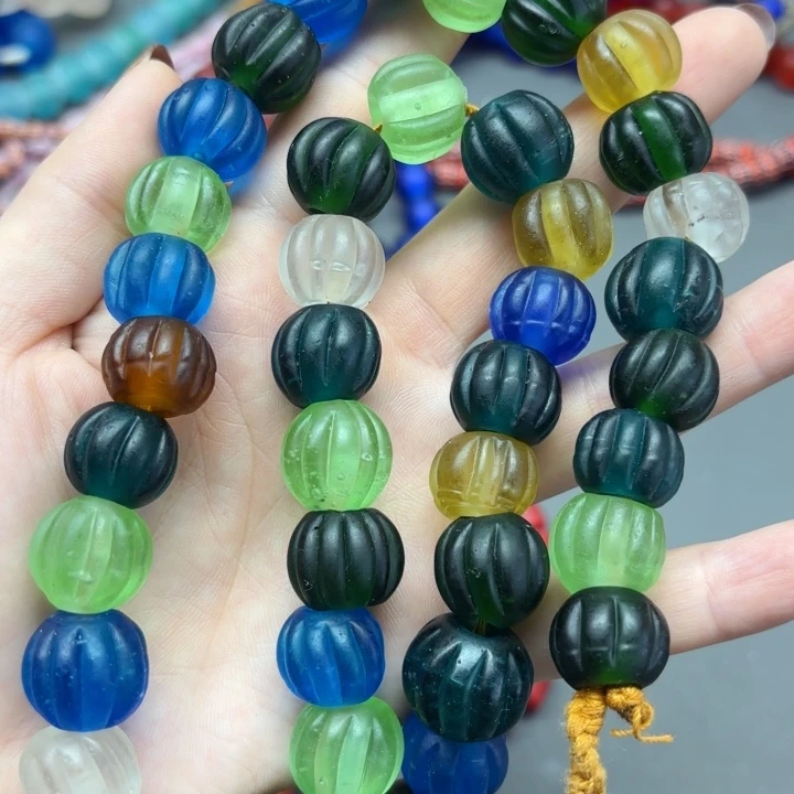 颈饰琉璃琉璃琉璃多宝色瓜珠