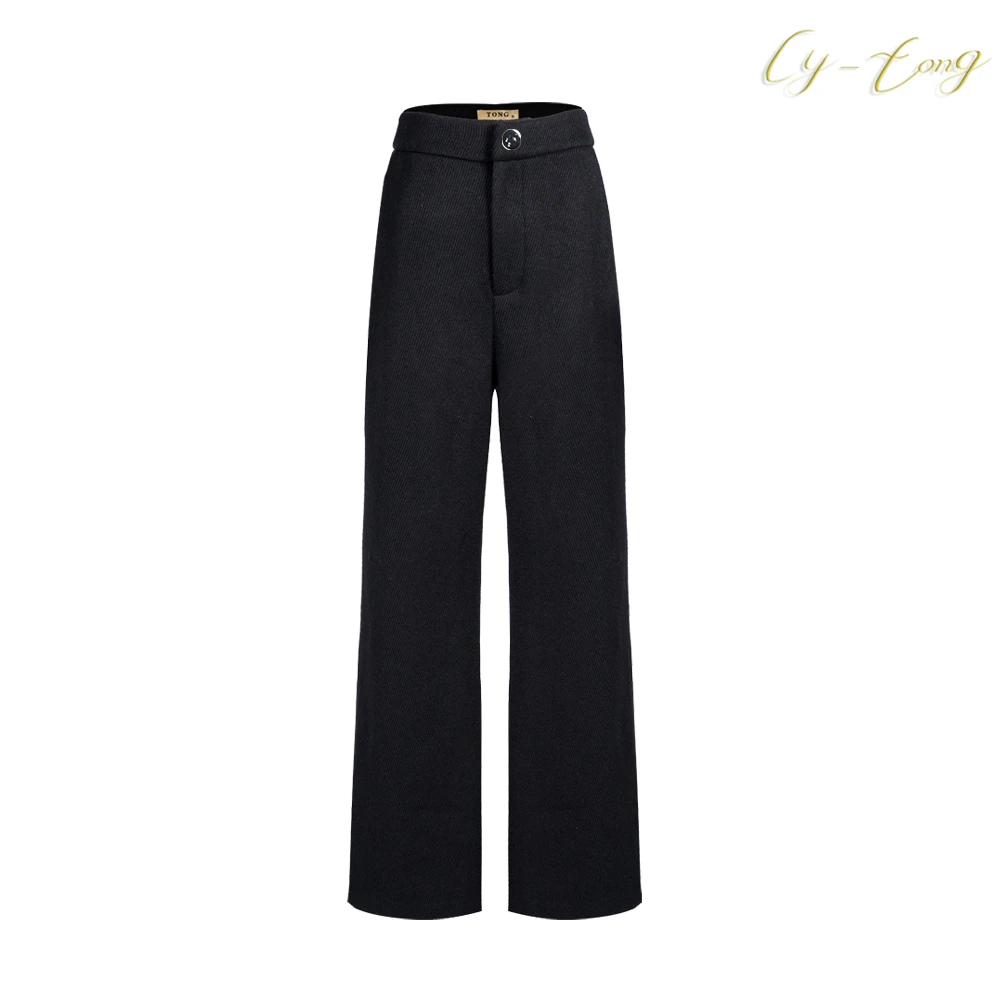 【彤姐原创】冬季显瘦时尚轻奢气质休闲小众独立正装裤W24G001