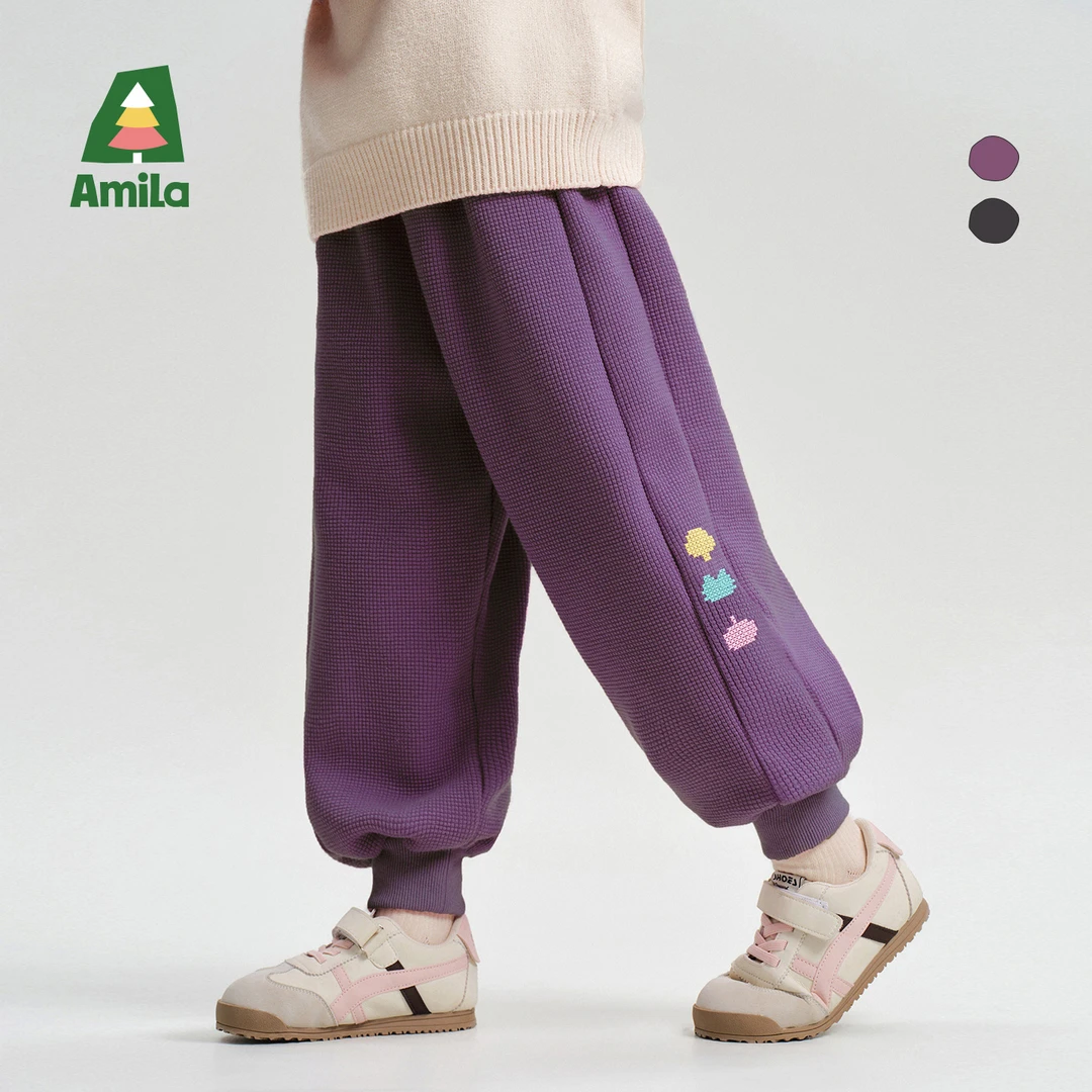 Amila秋装中性休闲裤儿童休闲裤洋气XQ5XK306