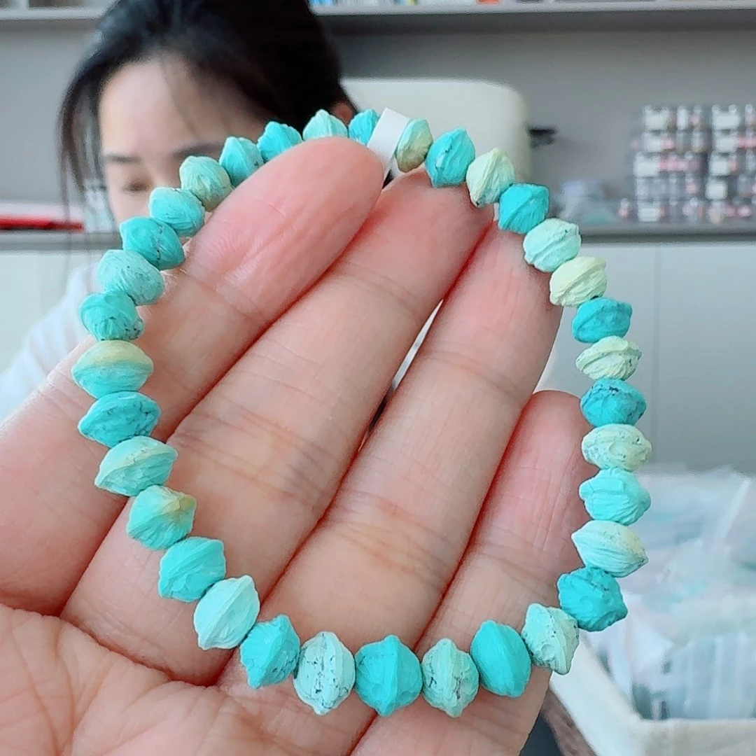 绿松石未镶嵌珠宝半成品