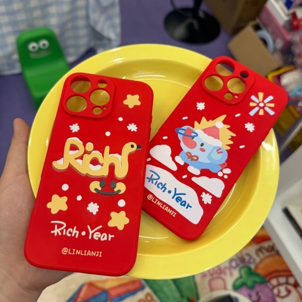 不菜场证明 | 新年rich液态硅胶手机壳