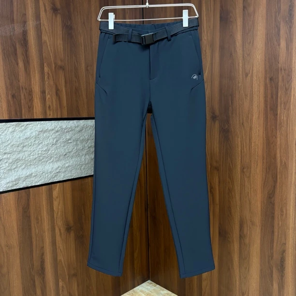 J8932户外软壳防水休闲裤新款男士百搭2025防风冲锋登山修身长裤