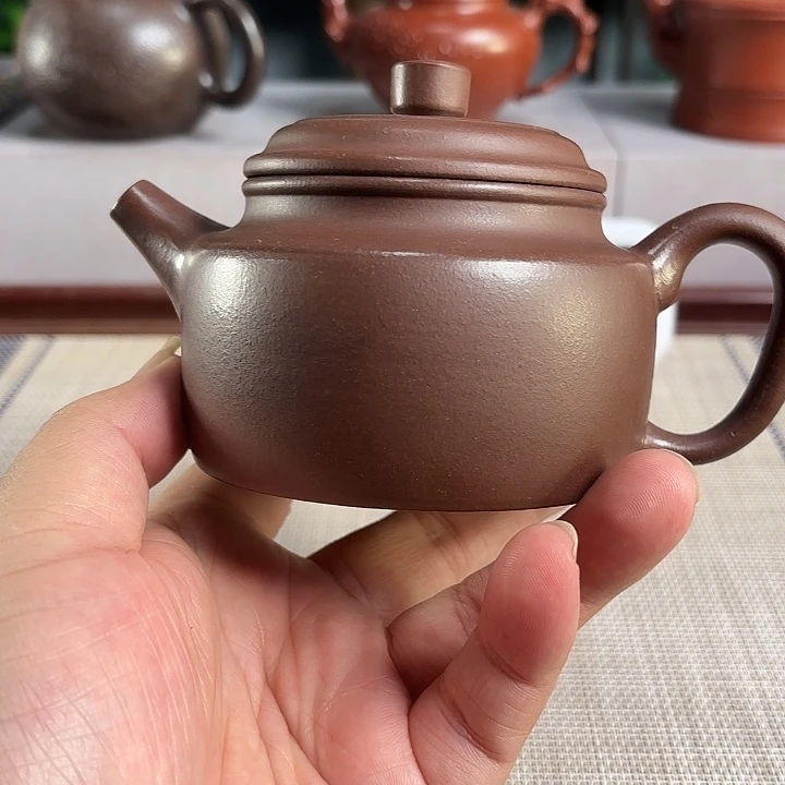 枪***火紫砂茶壶宜兴原矿手工紫砂壶