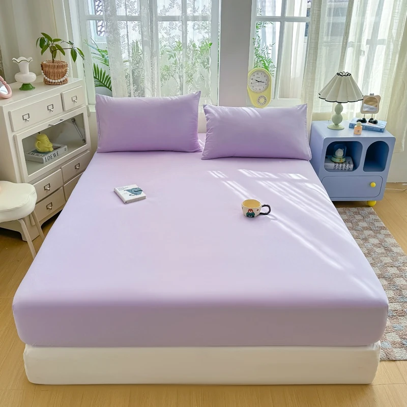 纯色床罩床笠单件床套夏季席梦思床垫防尘保护床单全包2025年新款
