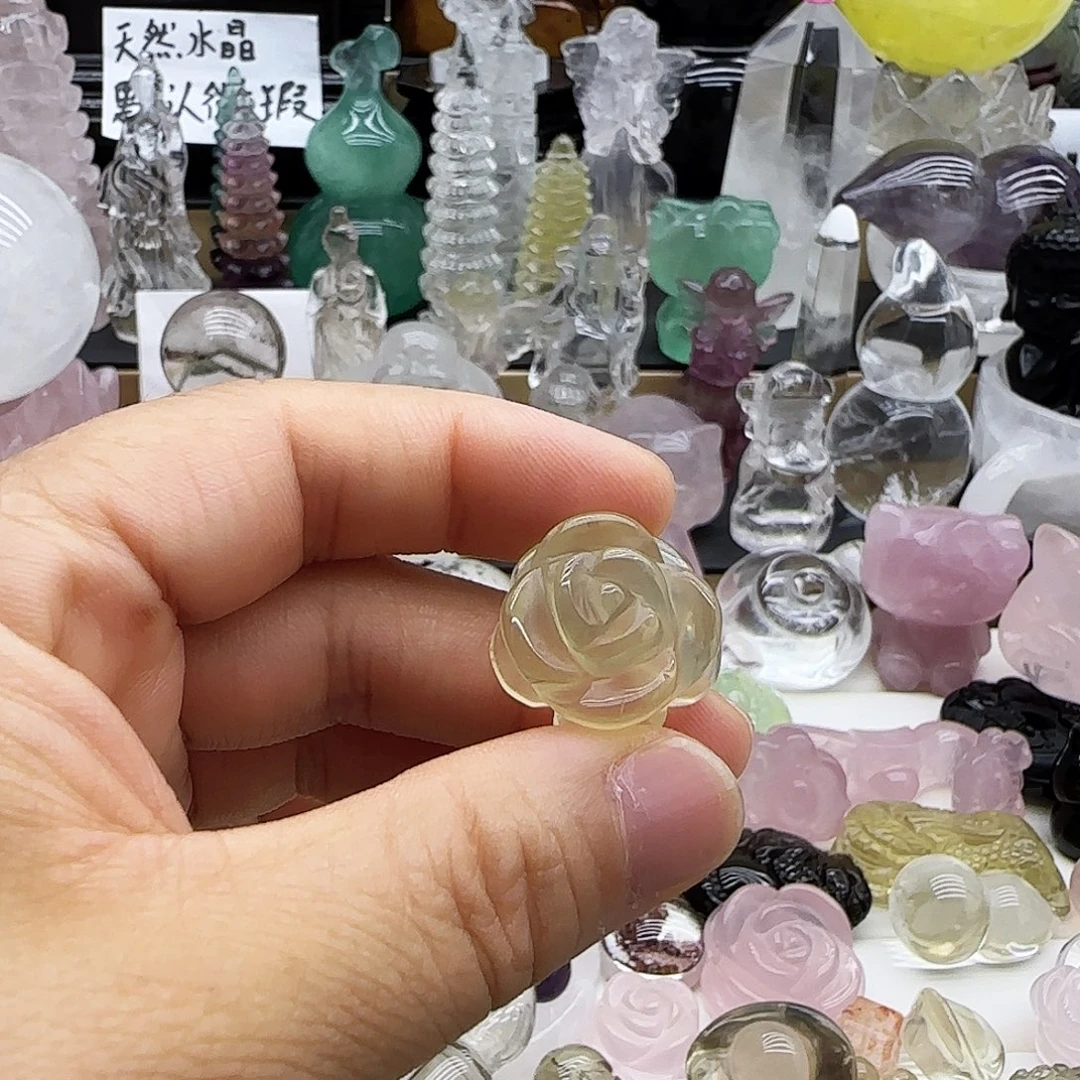 未镶嵌车挂水晶摆件