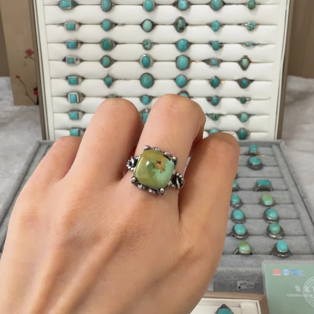 绿松石银S925镶嵌