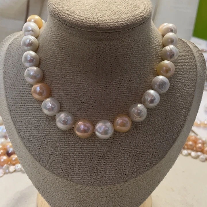 未镶嵌项链淡水珍珠