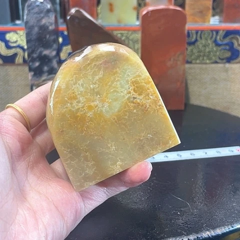寿山石印石冰***9寿山石印石