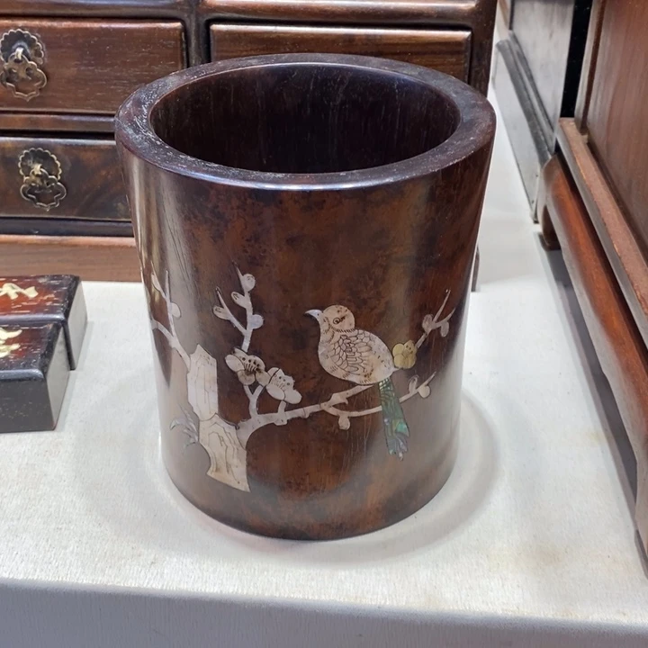 天***。木14.5直径笔筒木木木