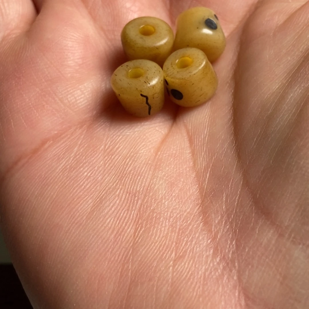 白玉菩提吊坠珠子藏传小元素配饰配珠菩提