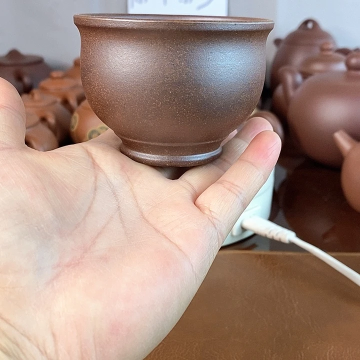 茶壶紫砂段泥主人杯130cc
