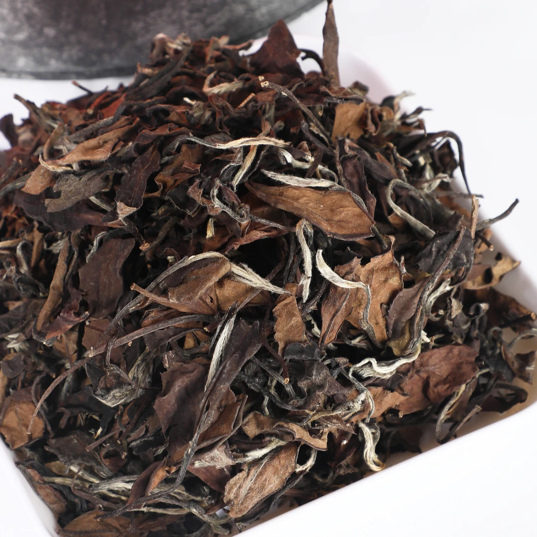 柏柳之巅2017年高山寿眉正宗福鼎白茶陈年老茶 枣香馥郁