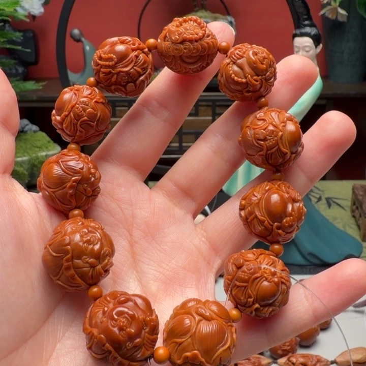 手串/手链橄榄核荷叶弥勒