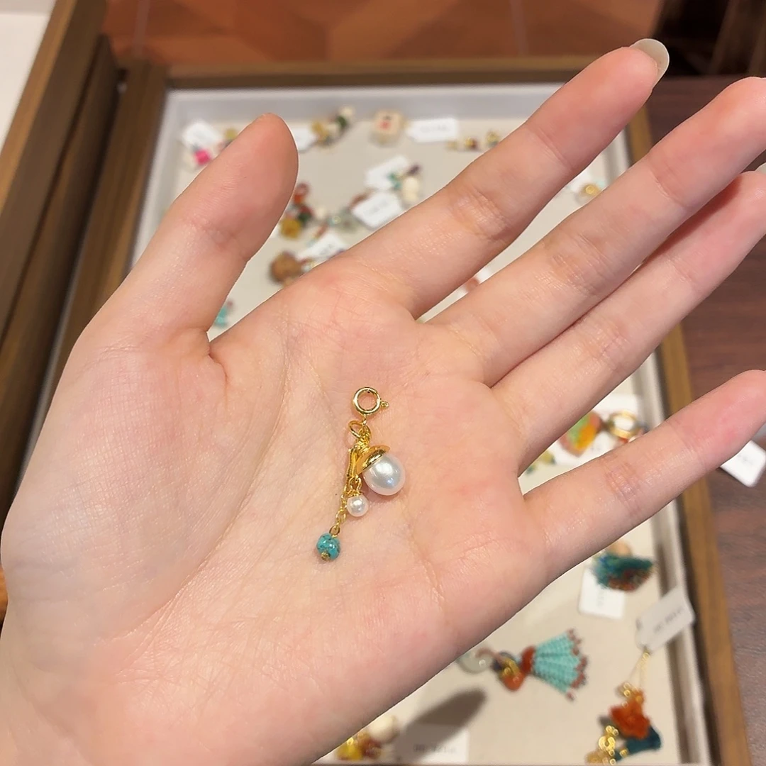 明***k手工制作珍珠挂件