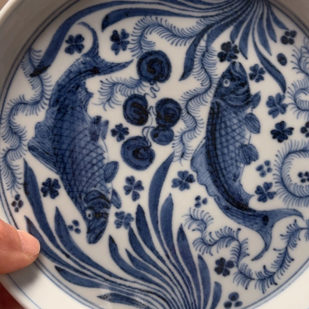 晓***力鱼藻元青花壶承元青花