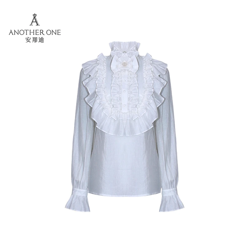 ANOTHER ONE安那迪初秋穿搭高级感上衣白月光衬衫优雅气质#