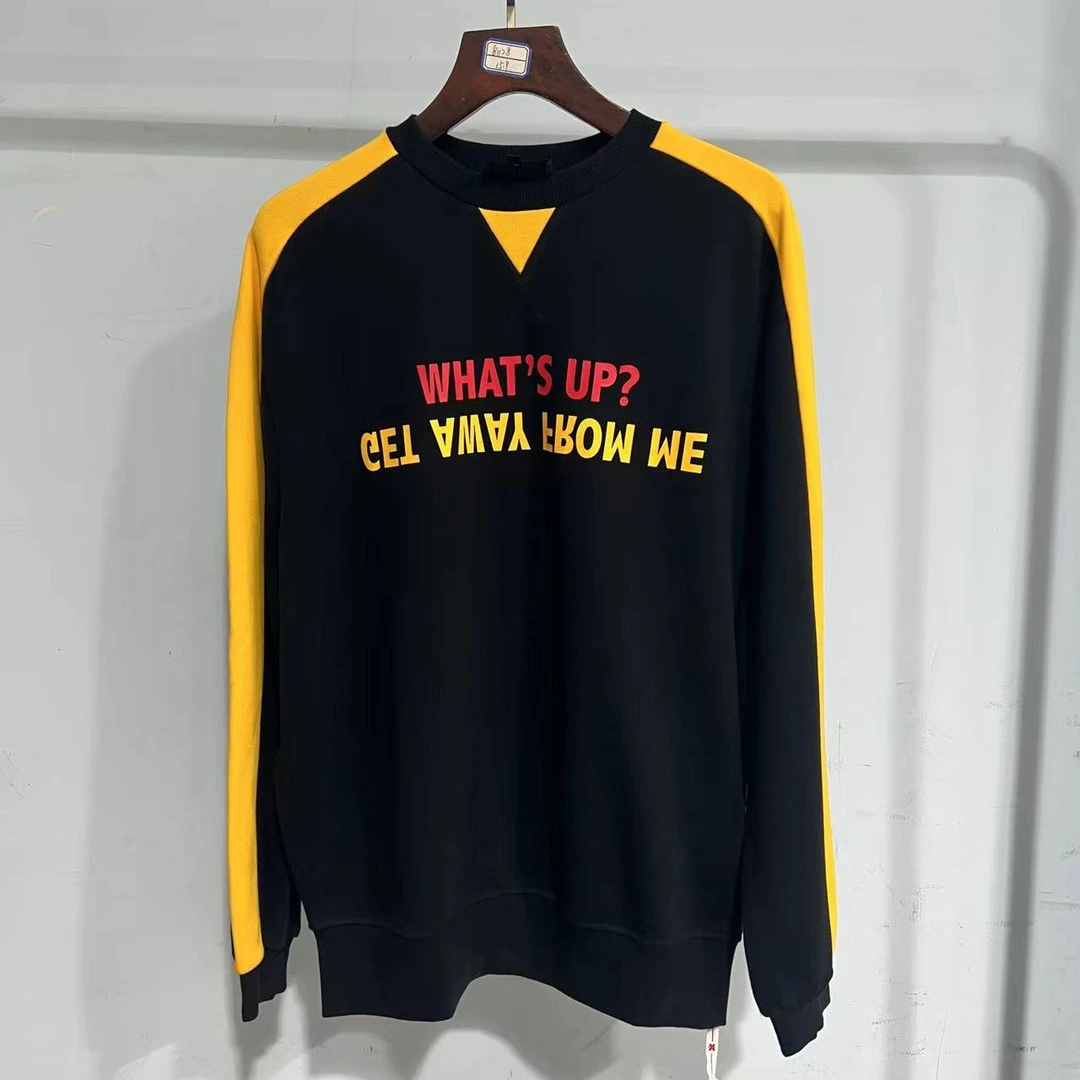 EX L-2 潮牌春季女款字母印花圆领套头卫衣 06508