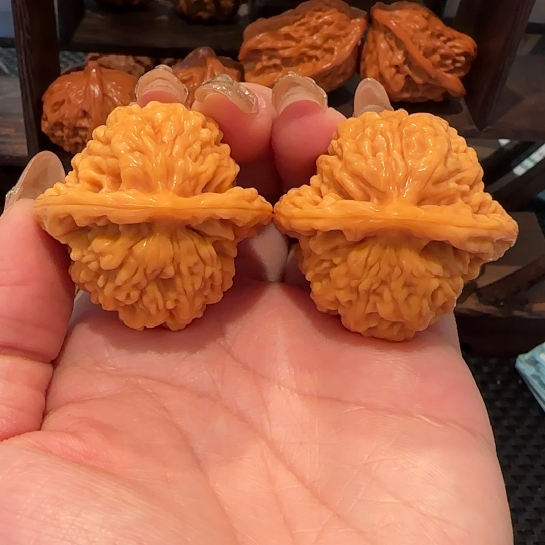 桃核吊坠盘龙虎头39精品930