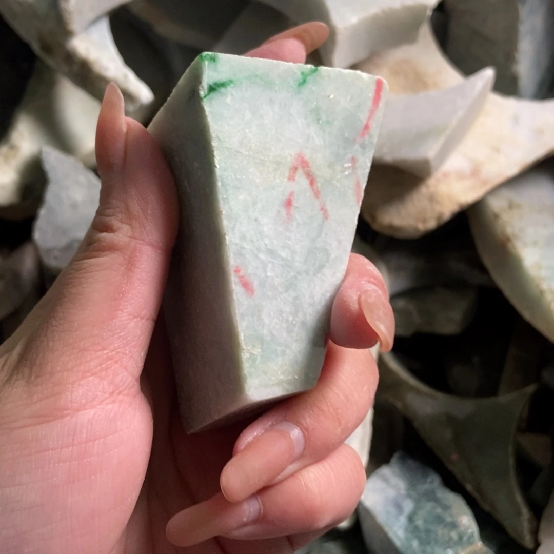 翡翠未镶嵌挂件天然翡翠