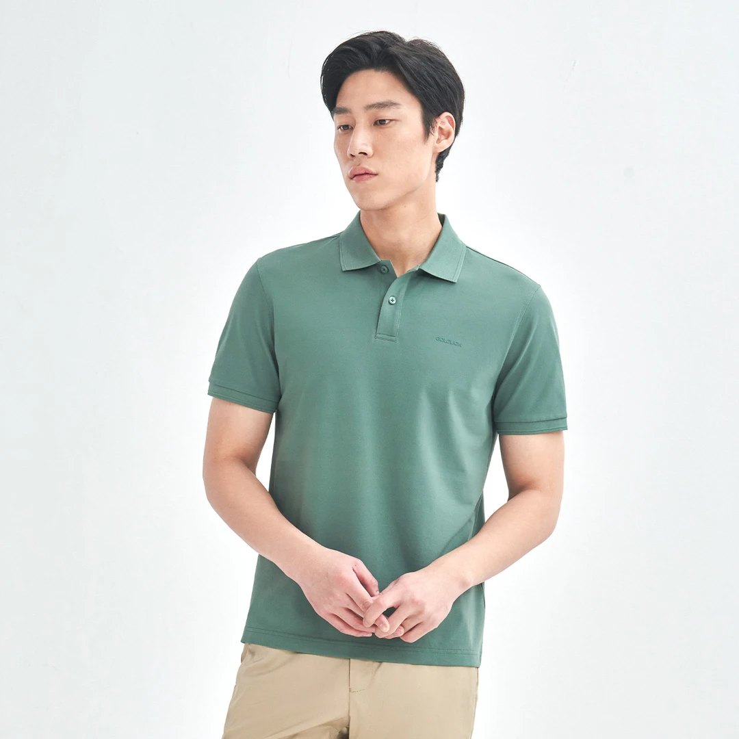 【吸湿排汗】春夏男士短袖T恤男酷派丝翻领商务休闲POLO衫男