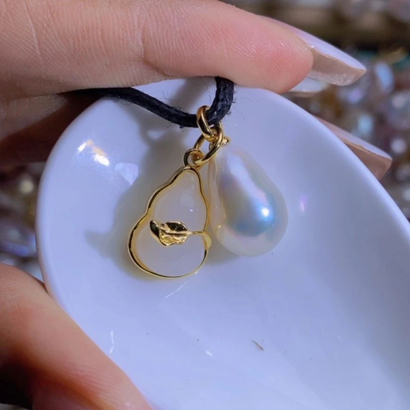 【闪购商品】淡水珍珠天然珍珠（微瑕）合金