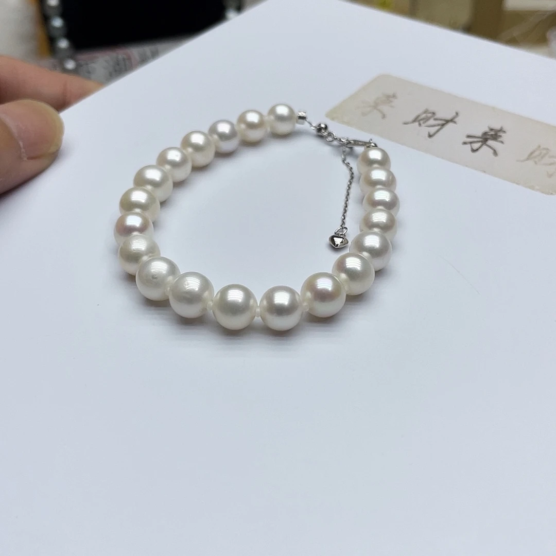 淡水珍珠手绳银S925镶嵌