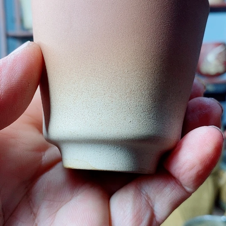 紫砂茶杯段泥全新主人杯，精刻。。