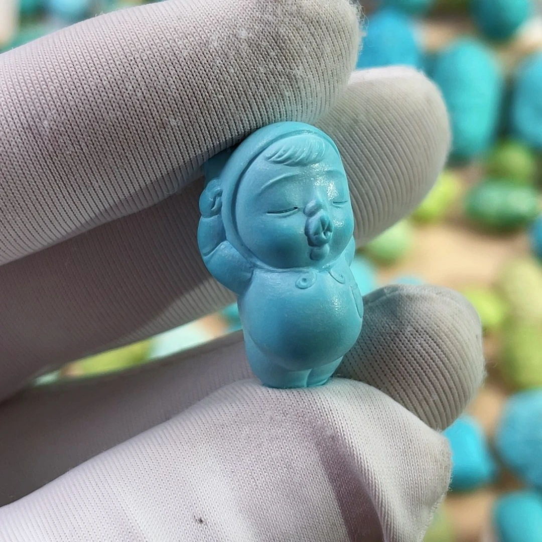 绿松石未镶嵌珠宝奇石