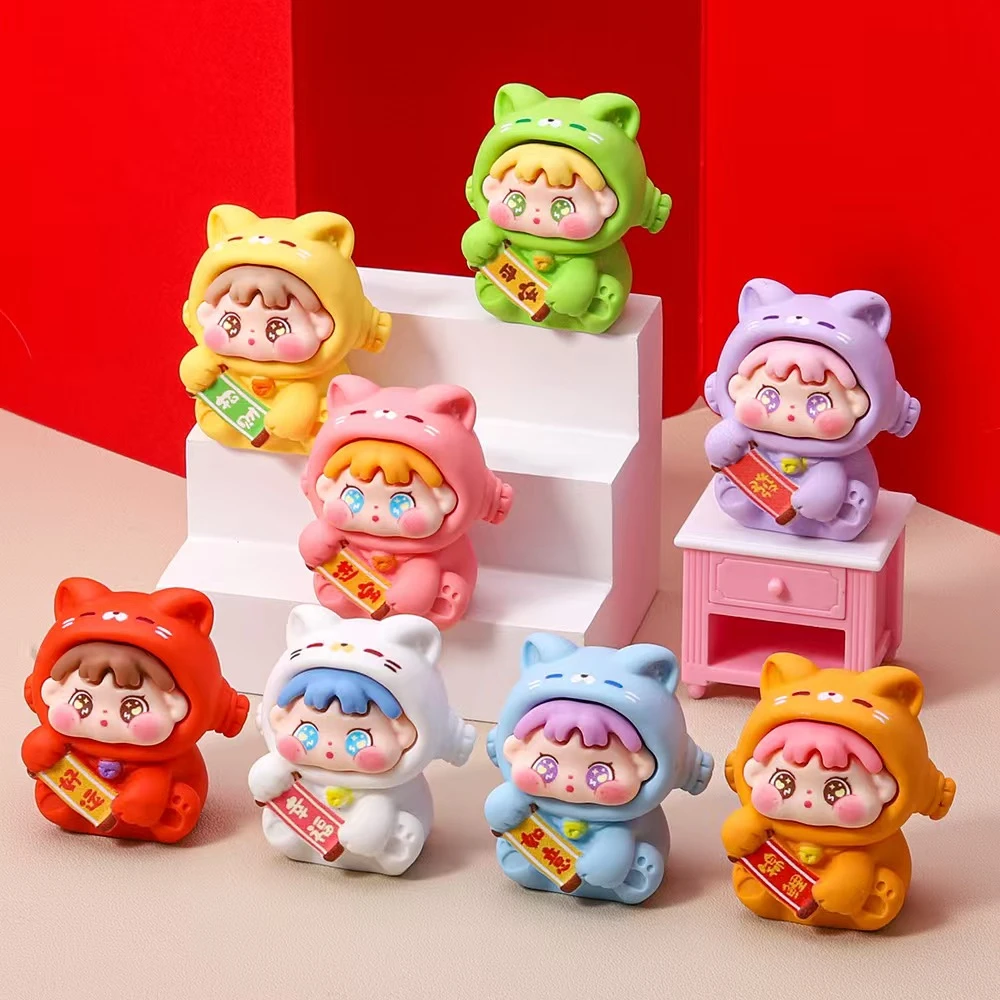 【对对碰加许愿】手感漆补QQ女孩diy饰品新年桌面树脂玩具小摆件