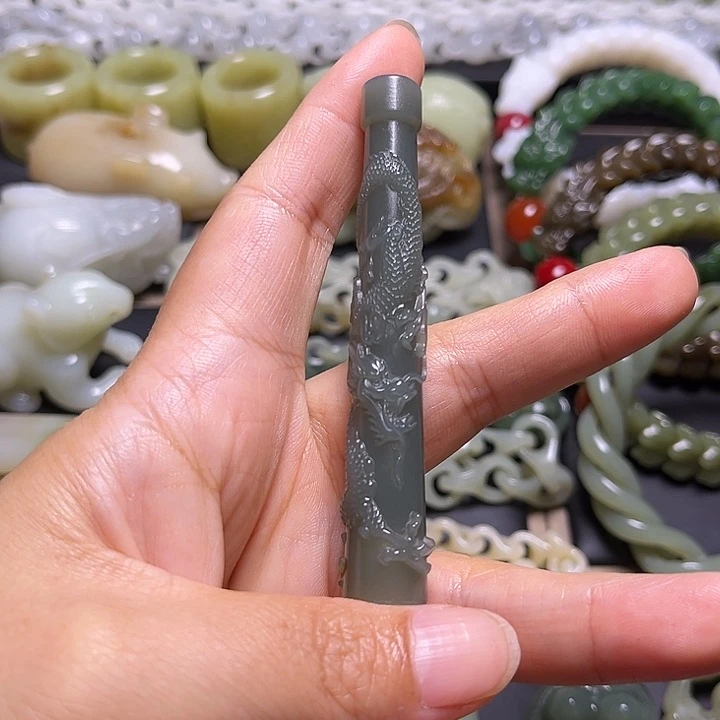 和田玉未镶嵌吊坠(不含链)