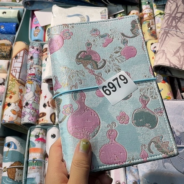织绣A6活页不送纸6979
