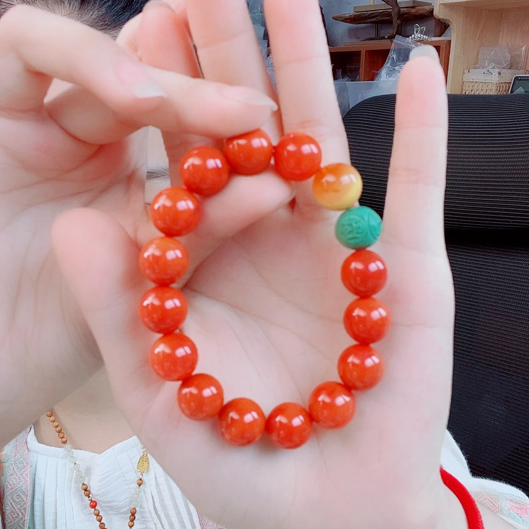手链未镶嵌南红玛瑙