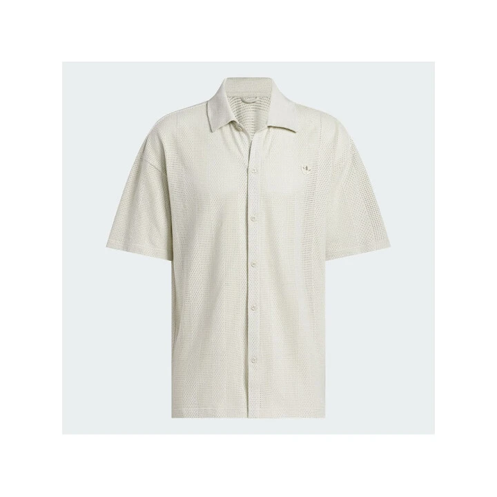 adidas/阿迪达斯三叶草男女款时尚纯棉运动短袖翻领衬衫JP0653