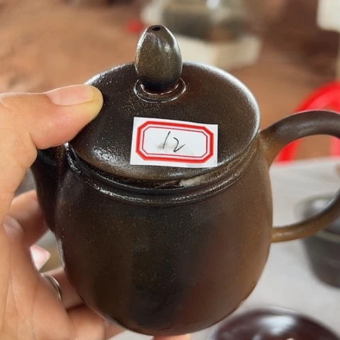 芬***芬戬谷龙窑柴烧茶壶12