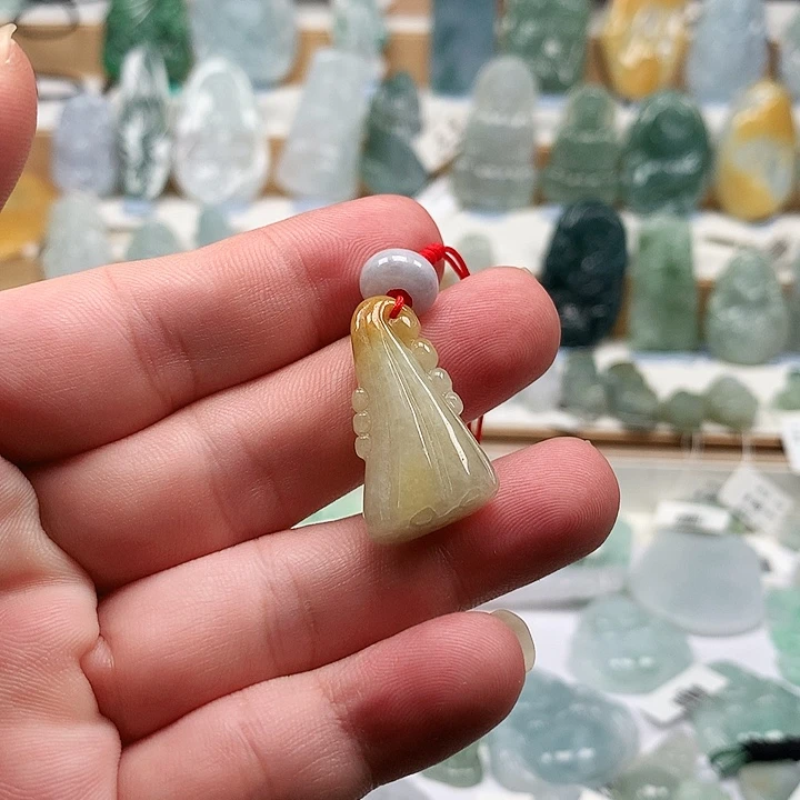 吊坠(不含链)未镶嵌翡翠25莲蓬