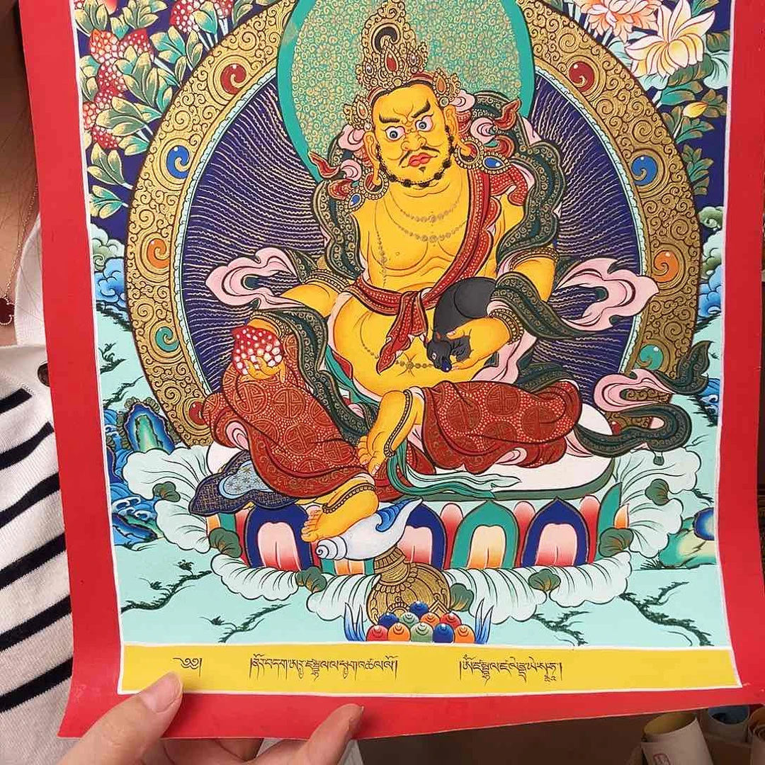 窈***窈装裱画尼泊尔手绘唐卡画