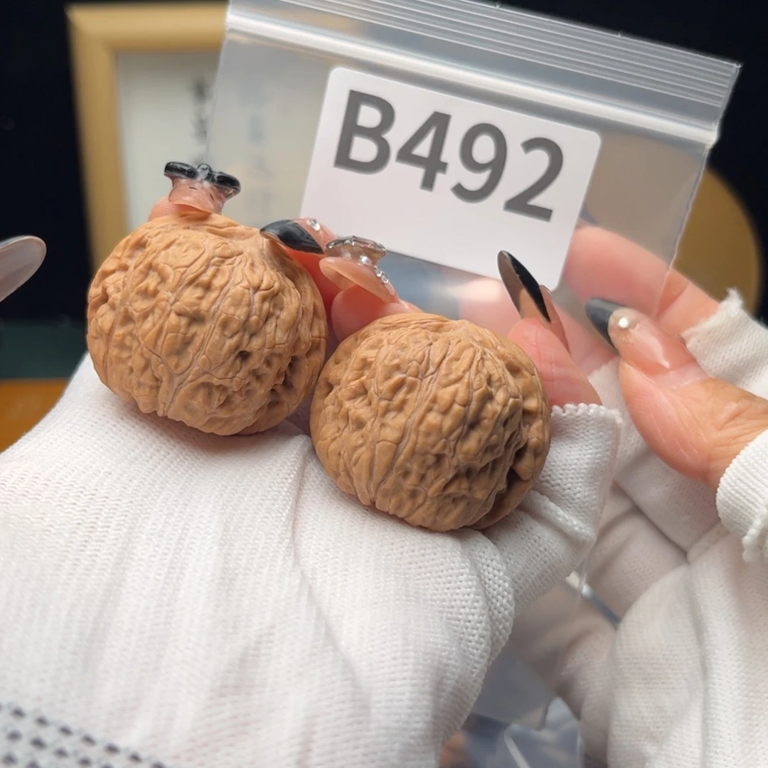 把件文玩核桃37平底锅b492
