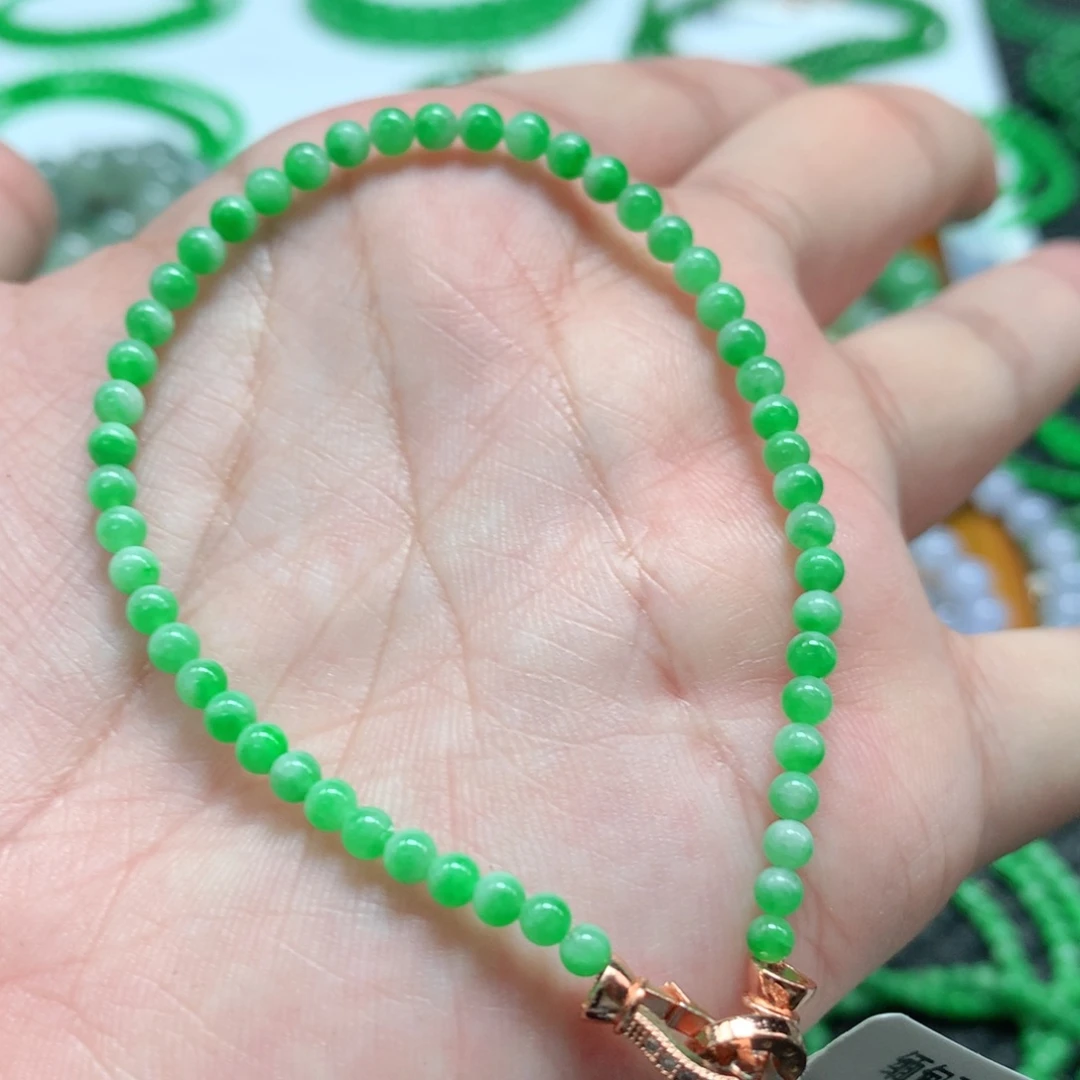 未镶嵌手链翡翠翡翠