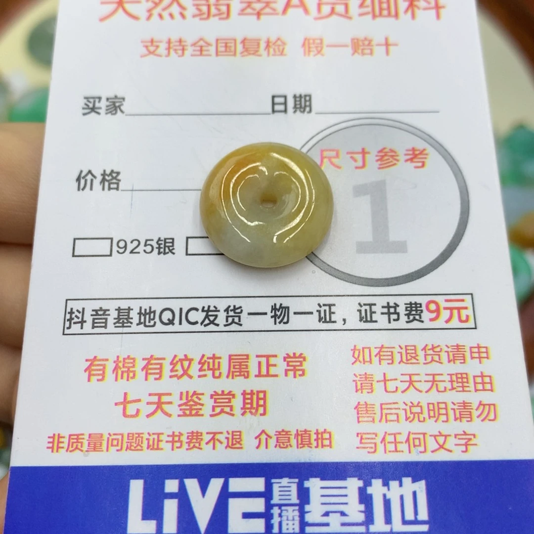 翡翠颈饰未镶嵌翡翠