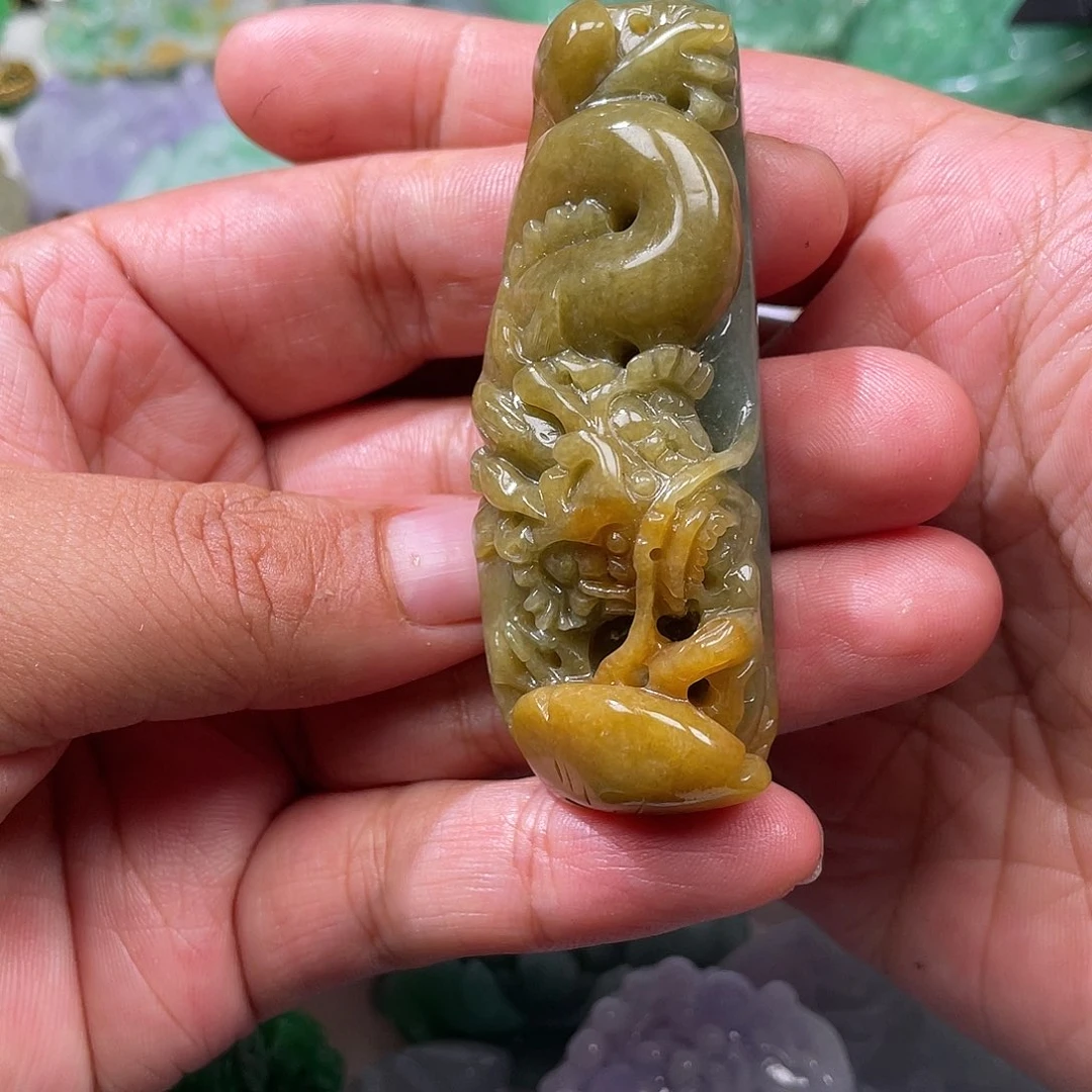 颈饰未镶嵌翡翠翡玉缘翡翠