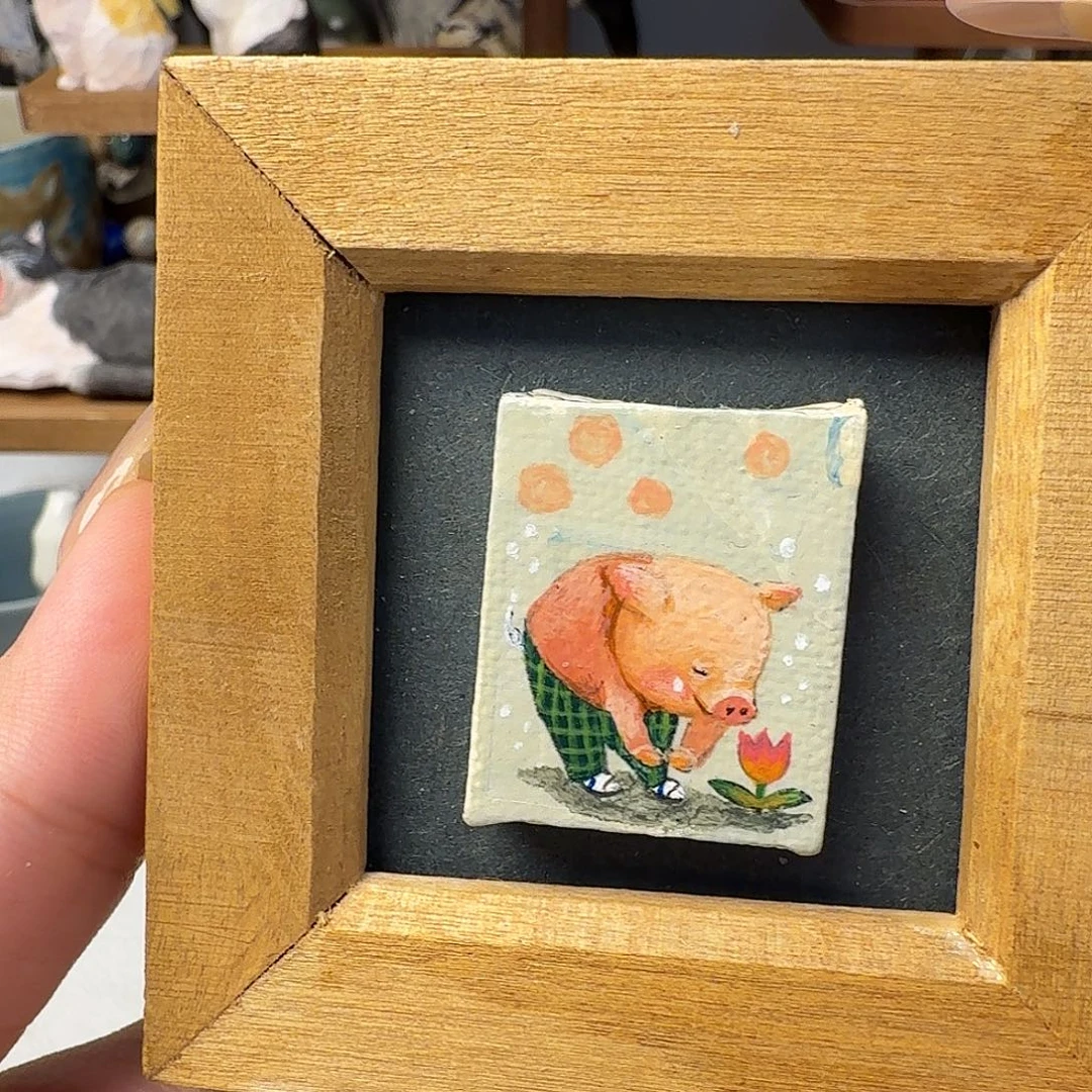 小***月陶446小猪挂画啦啦啦啦啦啦啦啦啦啦