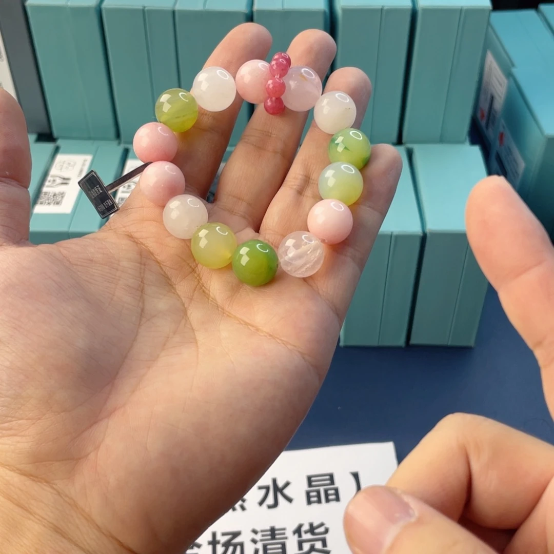 水晶手链银S925镶嵌