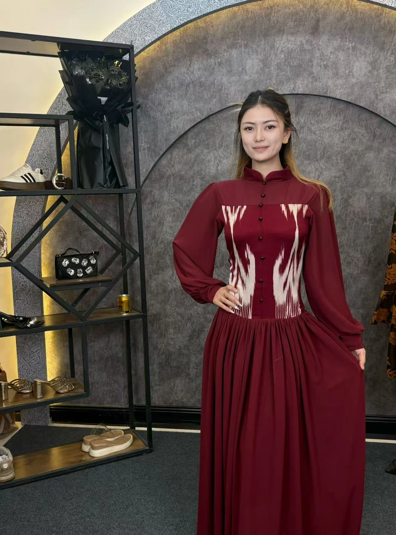 爆款黑色民族风套装秋季修身设计师休闲复古百搭高腰7305