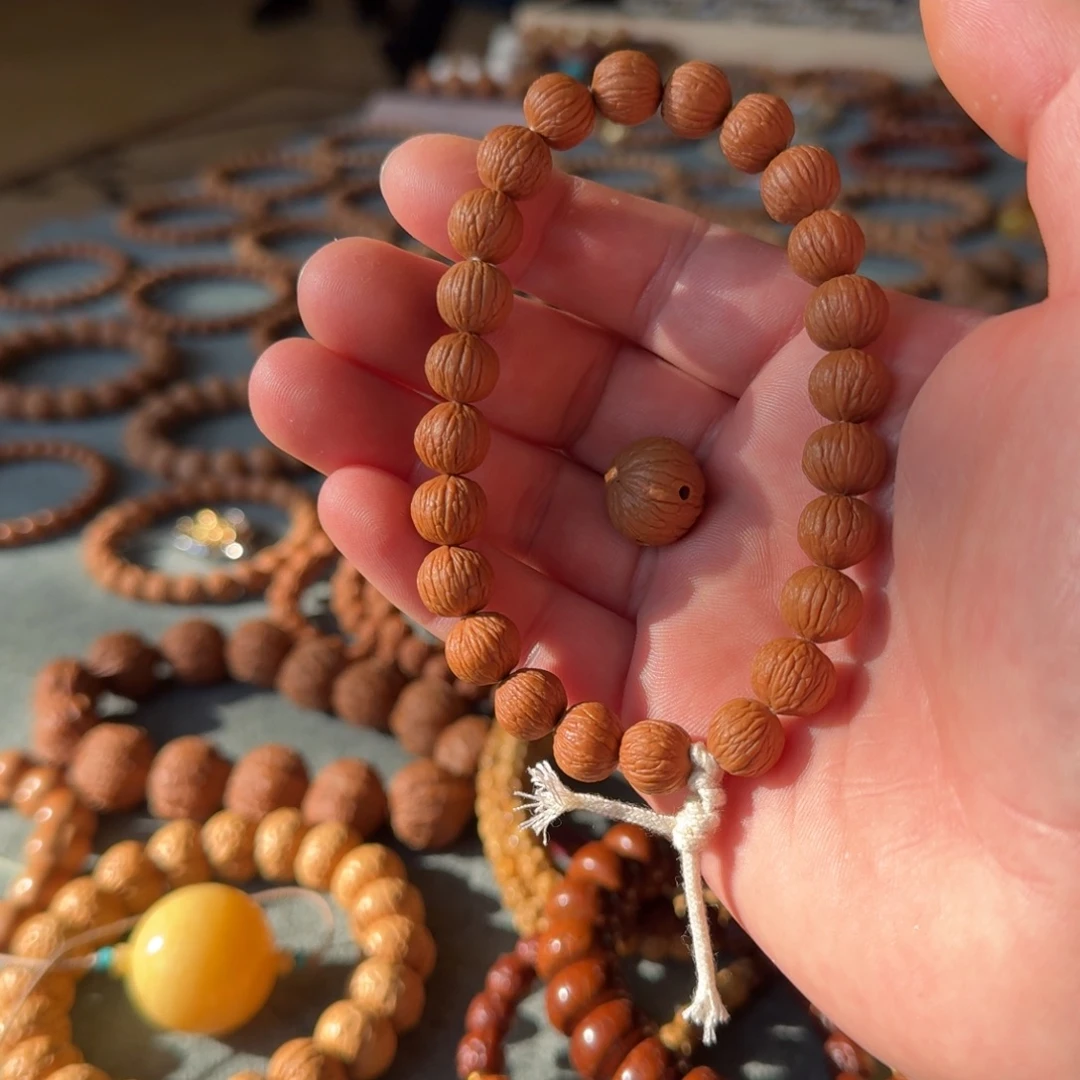 莫***愁猴头核桃吊坠10凤羽