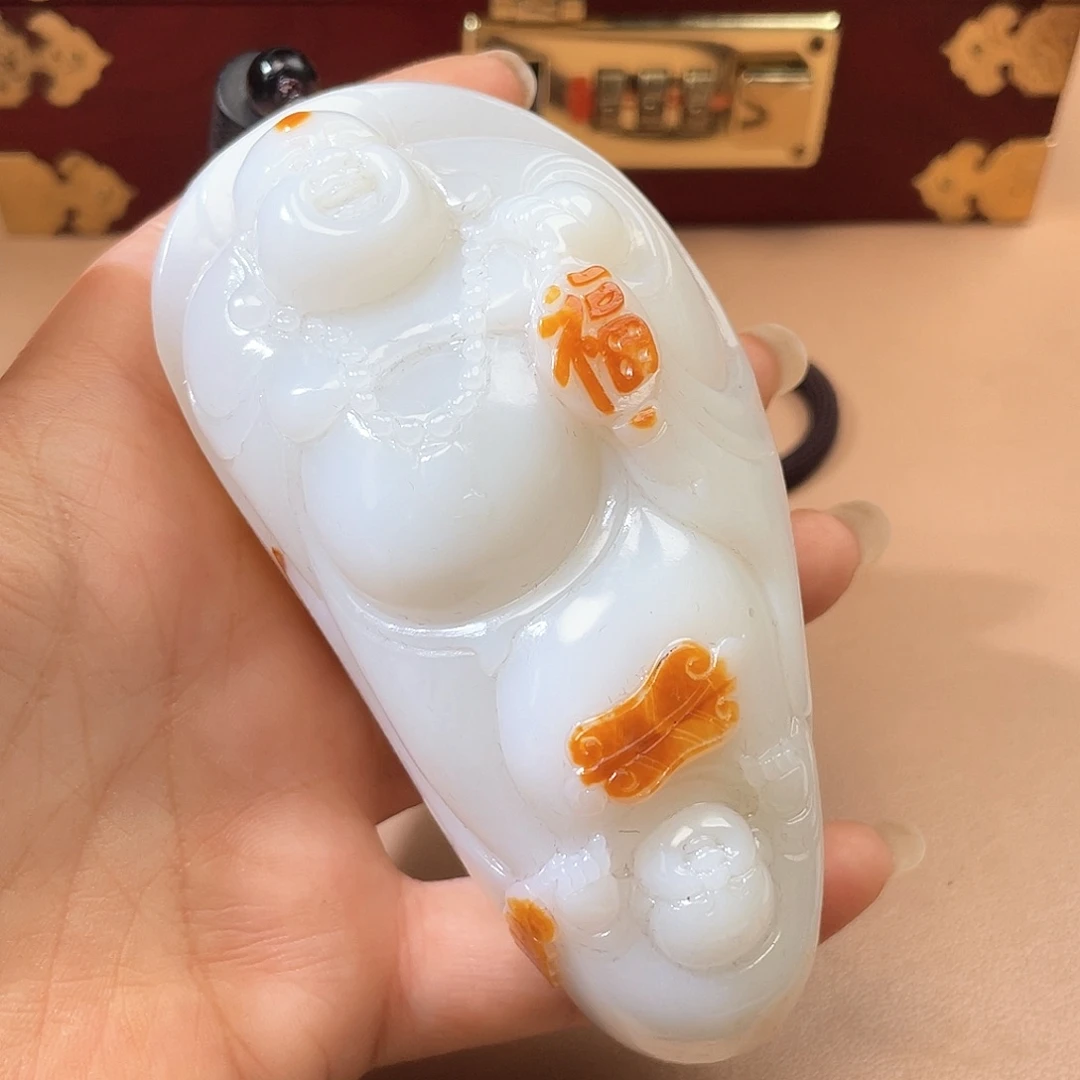 和田玉颈饰未镶嵌A7 