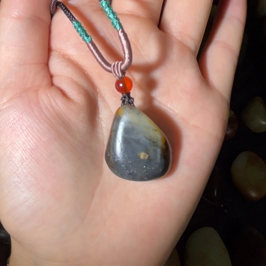 和田玉未镶嵌挂件17g