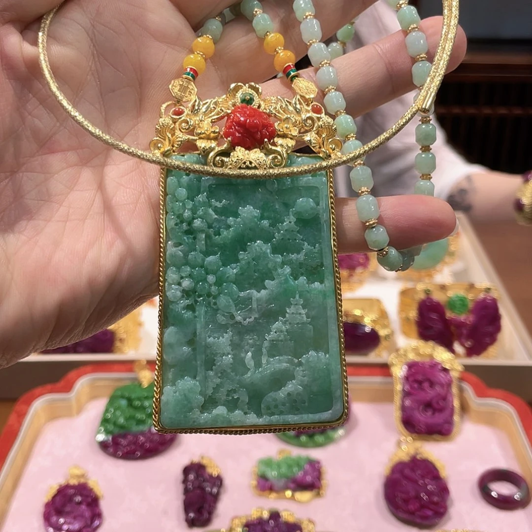 锦纶非金属吊坠项链