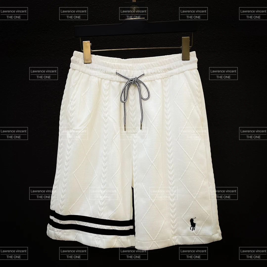 【米姐Umi】L新款设计师时尚休闲男女同款时尚短袖TZ8506-2【双杠版】