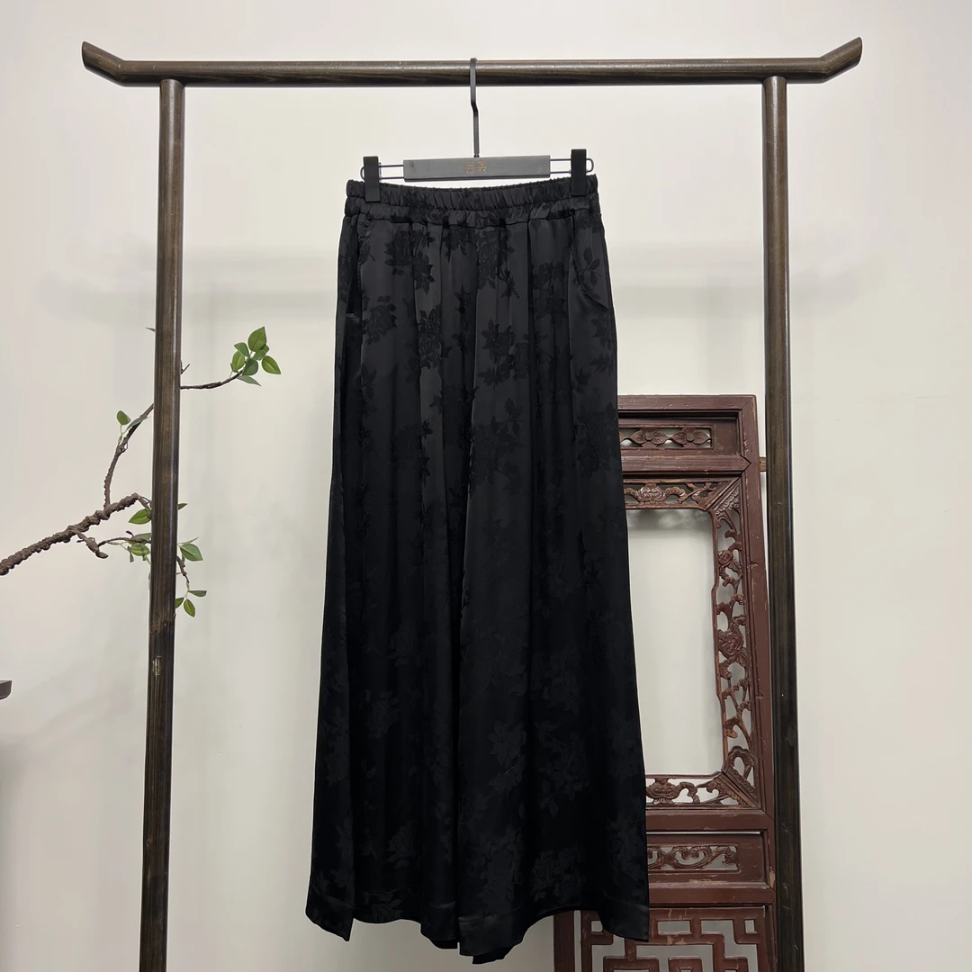 【醉月】新中式百搭显瘦阔腿款K60042