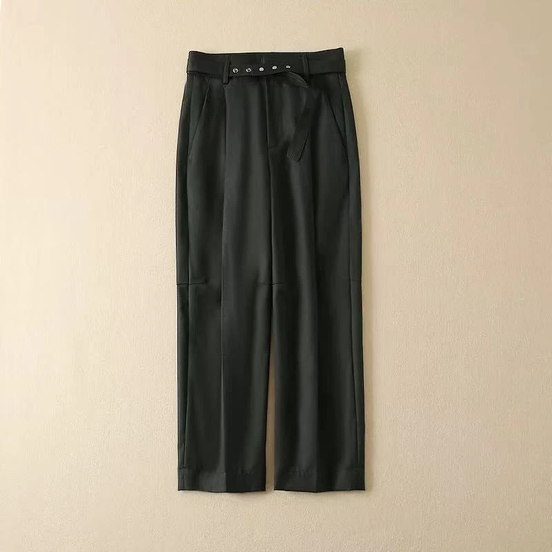 宽松舒适高腰哈伦休闲裤（25011901）